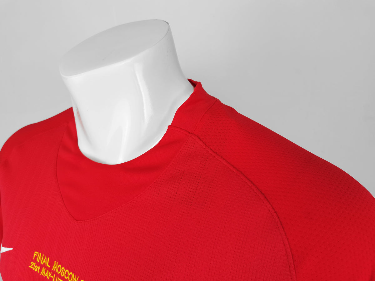 Manchester United trøje 2007/08 hjemmebanetrøje retro langærmet