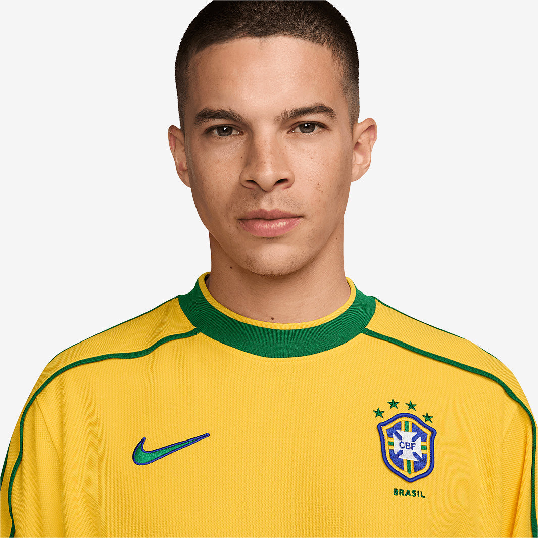 Brasilien Heim-Retro-Trikot 1998 Ronaldo 9 Neuauflage
