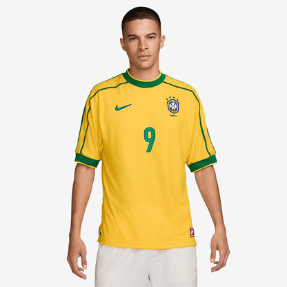 Brasilien Heim-Retro-Trikot 1998 Ronaldo 9 Neuauflage
