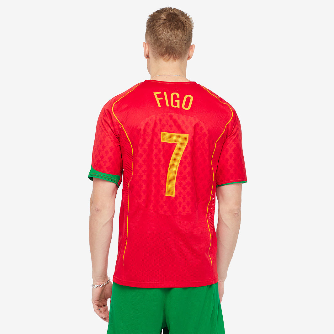 Portugal 2004 hjemmebanetrøje retro-genudgivelse Figo 7