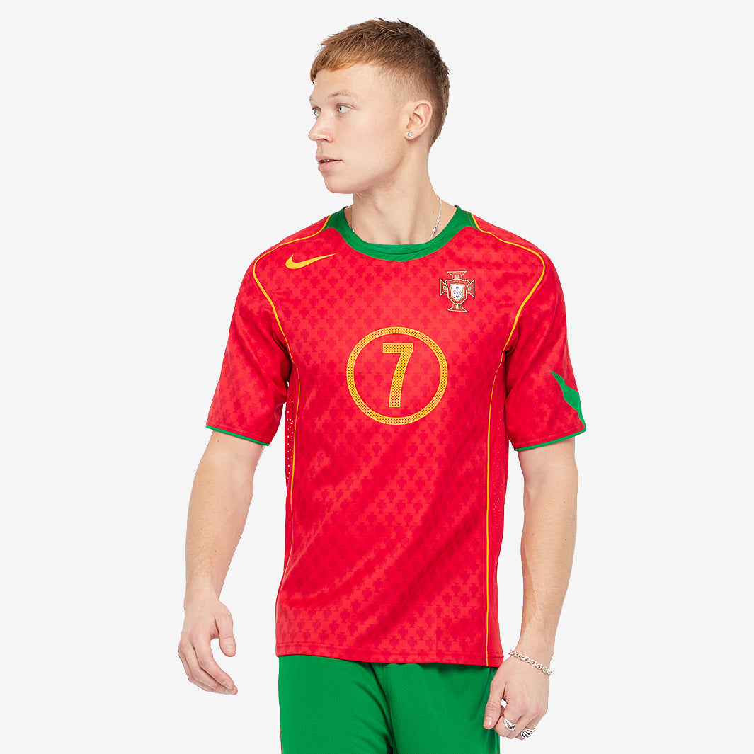 Portugal 2004 hjemmebanetrøje retro-genudgivelse Figo 7