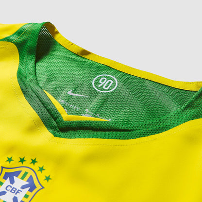 Jersey Brazil 2004 Home Retro Reissue Ronaldinho 10