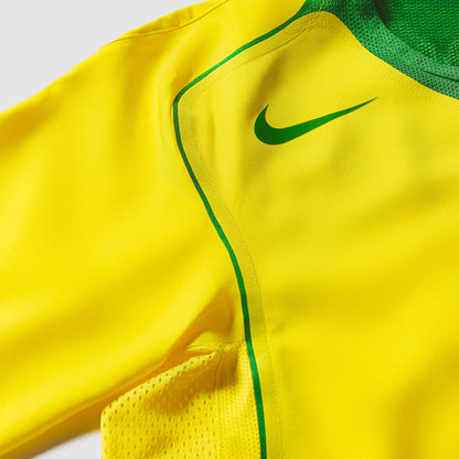 Jersey Brazil 2004 Home Retro Reissue Ronaldinho 10