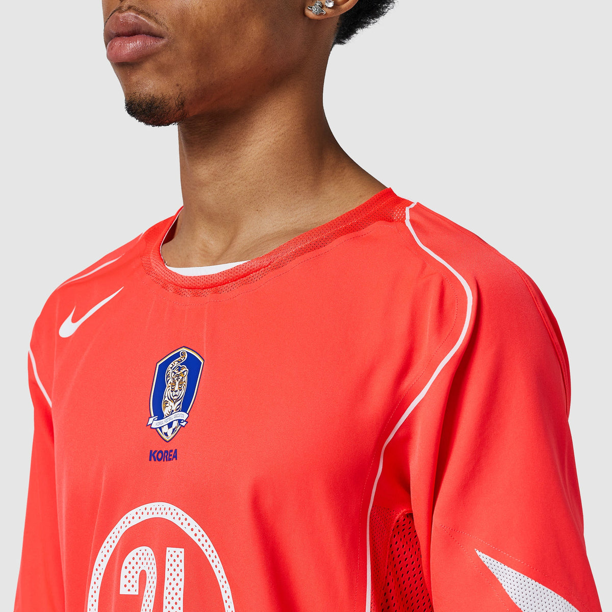 Sydkorea 2004 hjemmebanetrøje retro genudgivelse Ji Sung Park 21