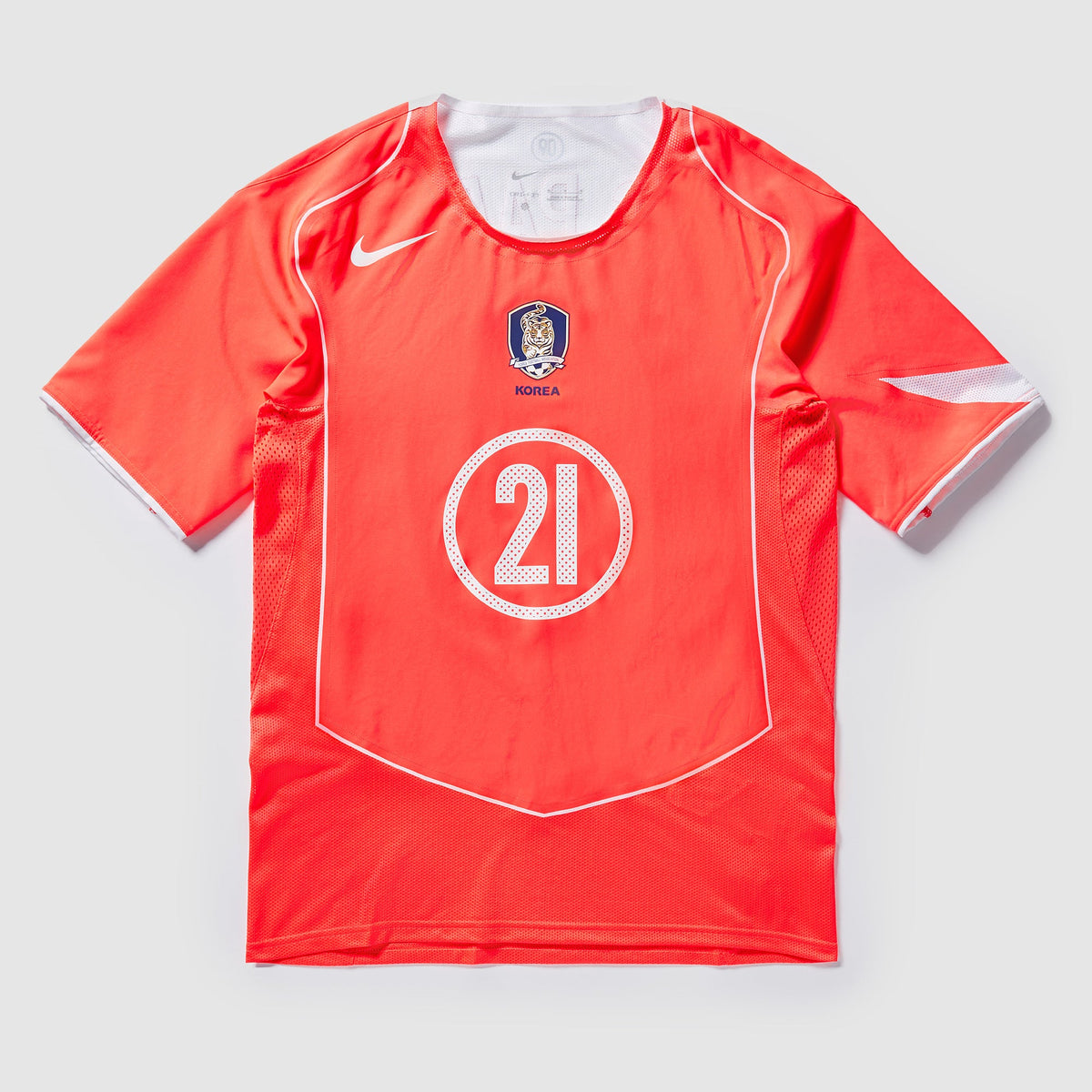 Sydkorea 2004 hjemmebanetrøje retro genudgivelse Ji Sung Park 21