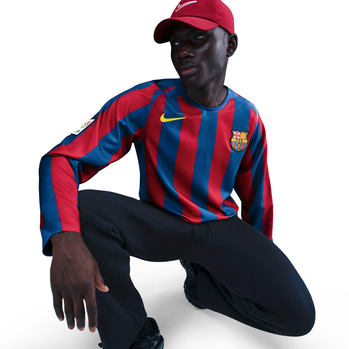 Jersey Barcelona 2006 Home Retro Longsleeve Reissue Ronaldinho 10