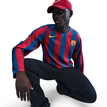 Jersey Barcelona 2006 Home Retro Longsleeve Reissue Ronaldinho 10