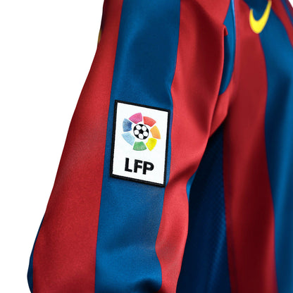 Jersey Barcelona 2006 Home Retro Longsleeve Reissue Ronaldinho 10