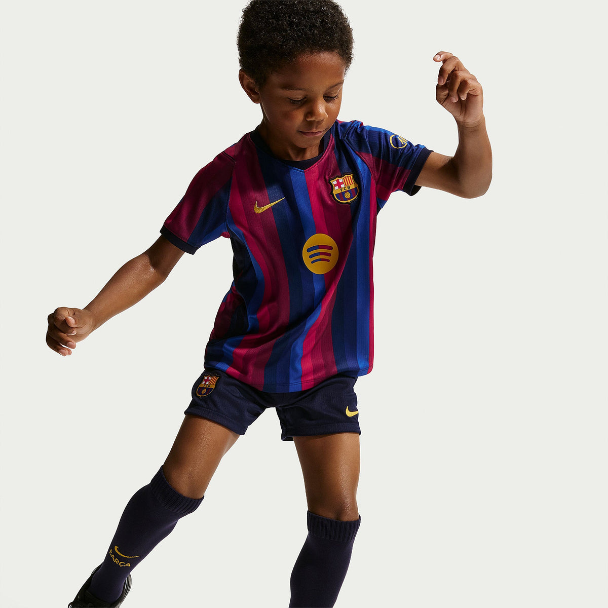 Barcelona Kinder-Trikot 2026/27 Heim Fan-Version
