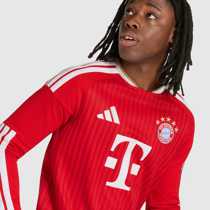 Bayern München-hjemmebanetrøje 2026/27 med lange ærmer