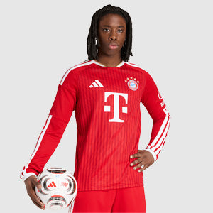 Bayern München-hjemmebanetrøje 2026/27 med lange ærmer