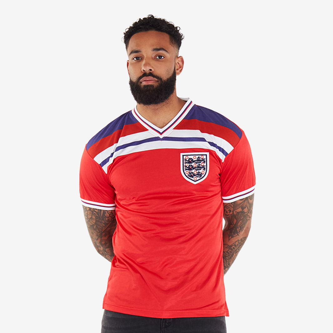 England 1982 Retro Hjemmebanetrøje
