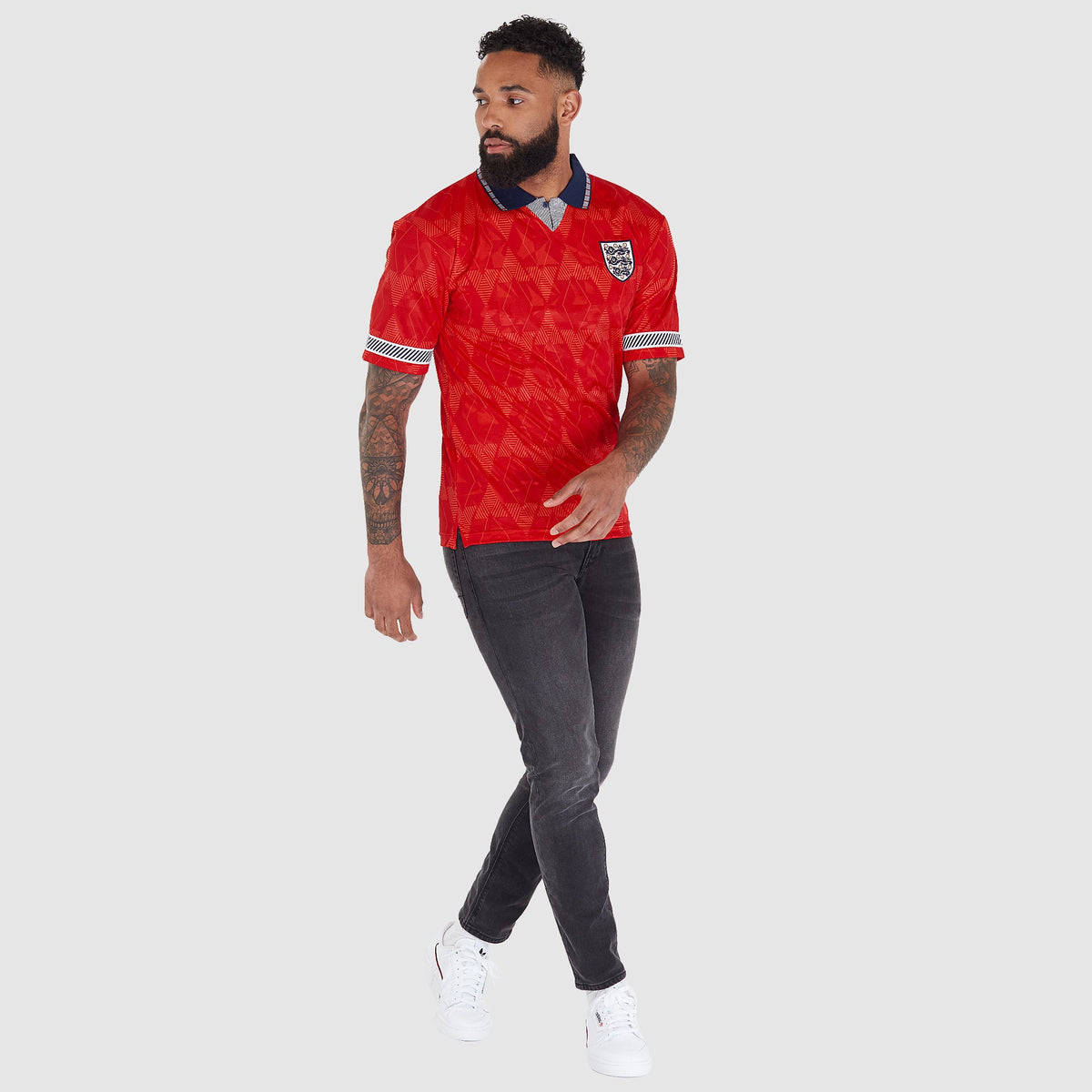 Jersey England 1990 Home Retro