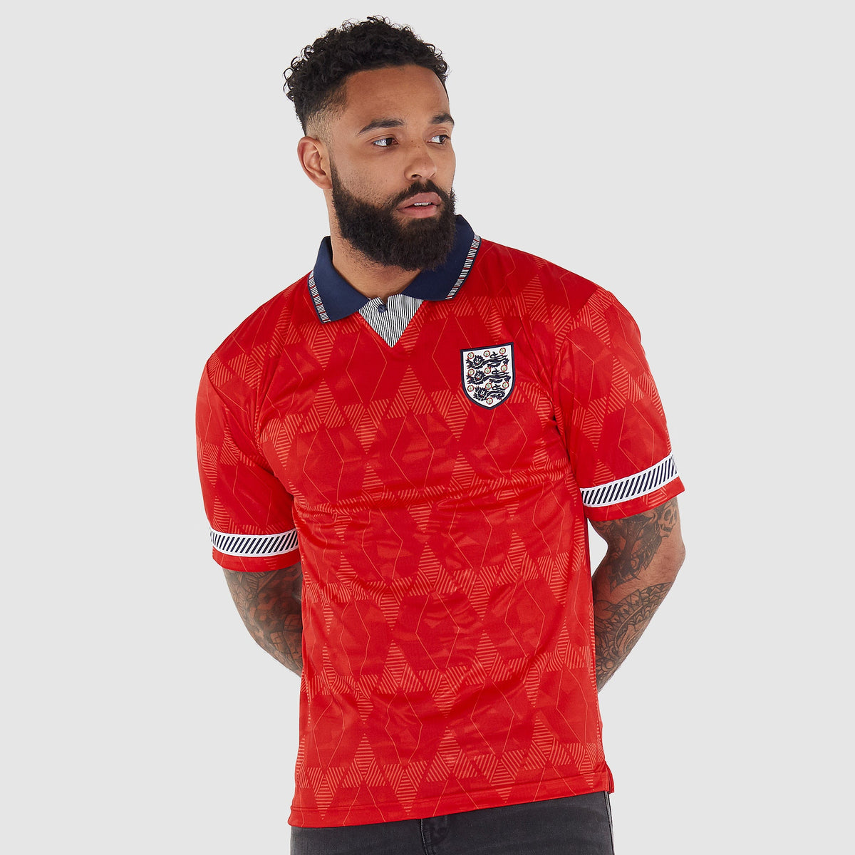 Jersey England 1990 Home Retro