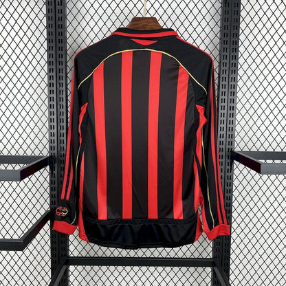 Jersey AC Milan 2006/07 Home Retro Longsleeve