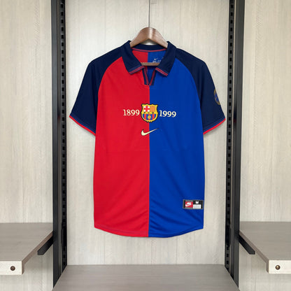 FC Barcelona 1999/00 hjemmebanetrøje retro jubilæumsmodel