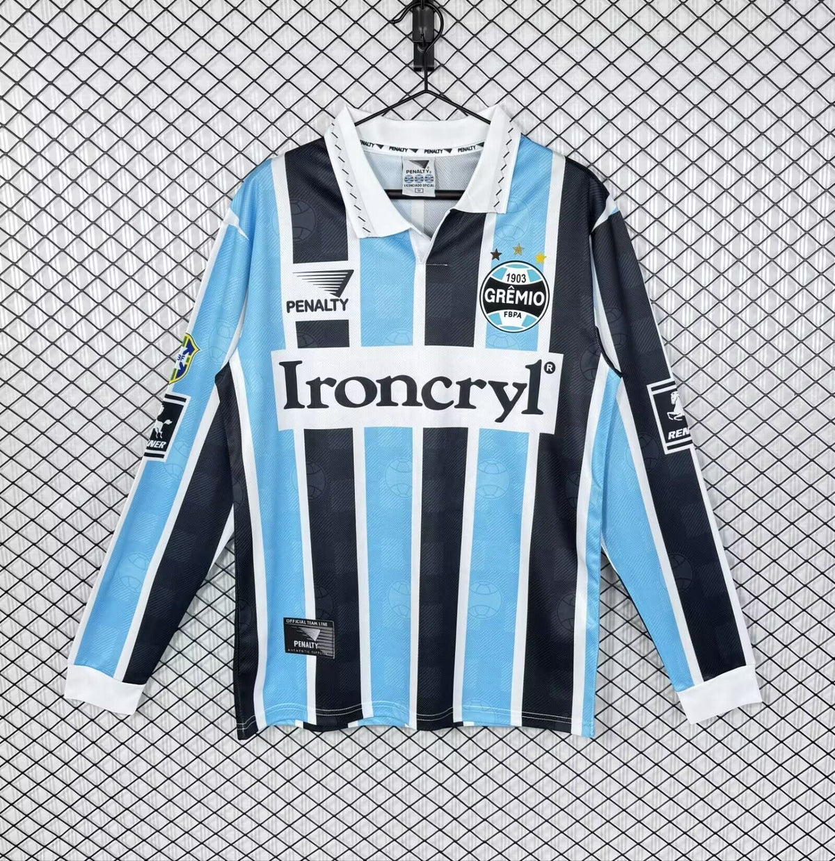 Grêmio Porto Alegre 1997 Heimtrikot Retro Langarm