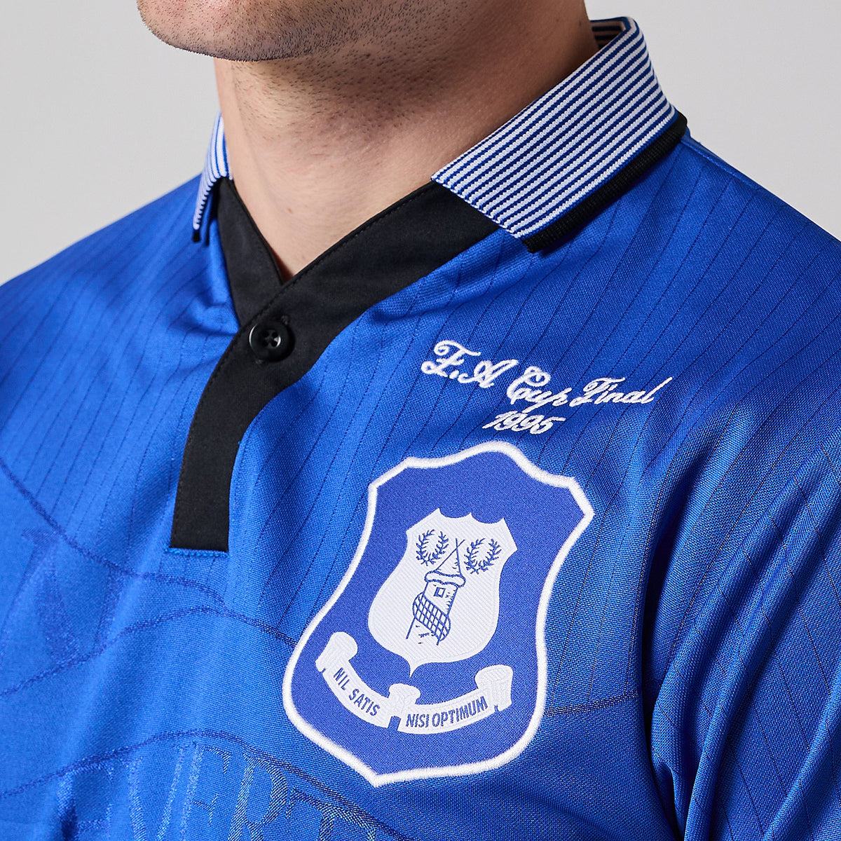Everton 1995 retro hjemmebanetrøje