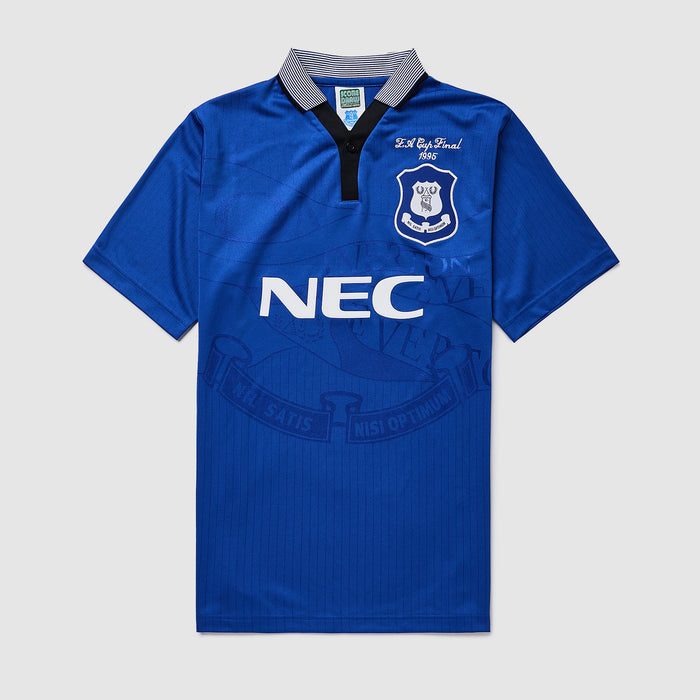 Everton 1995 retro hjemmebanetrøje