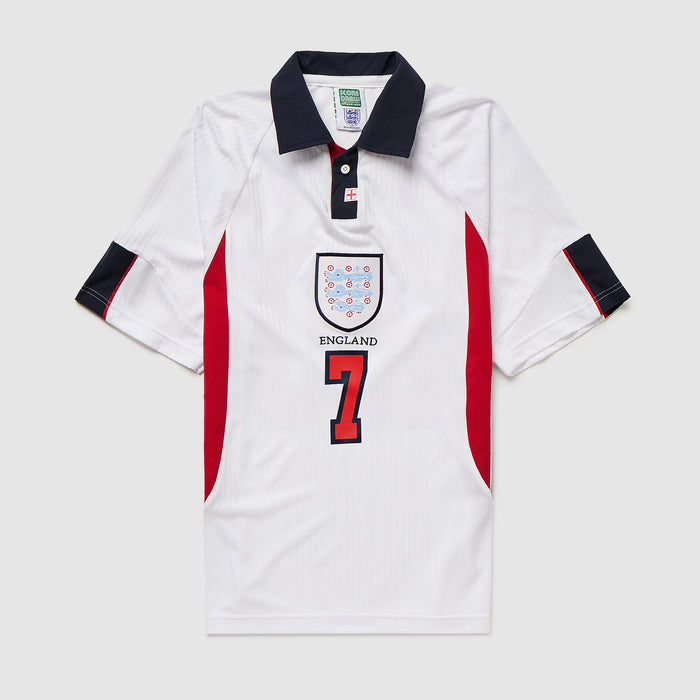 England Trikot 1998 Heim Retro Beckham 7