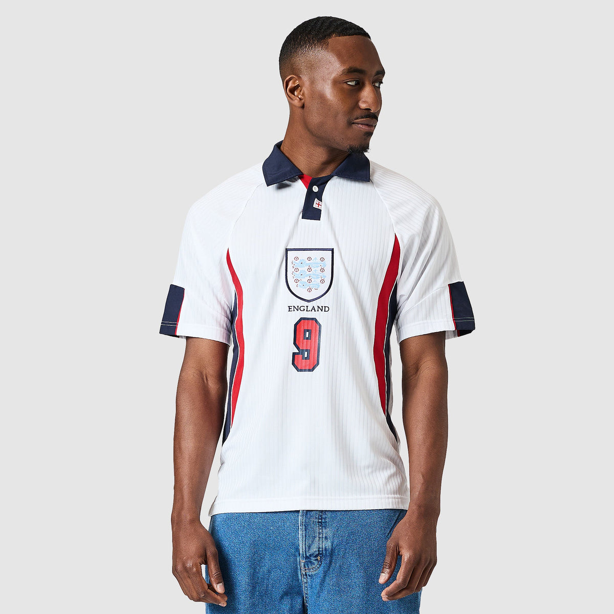 Jersey England 1998 Home Retro Shearer 9