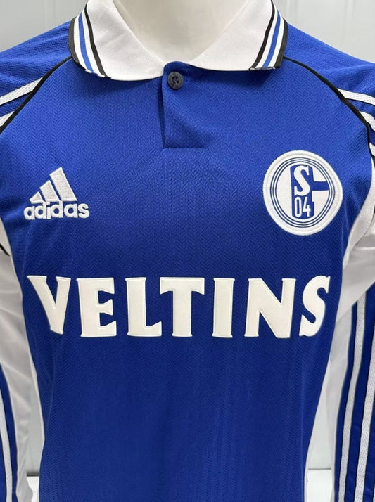 Jersey Schalke 04 1998/00 Home Retro Longsleeve
