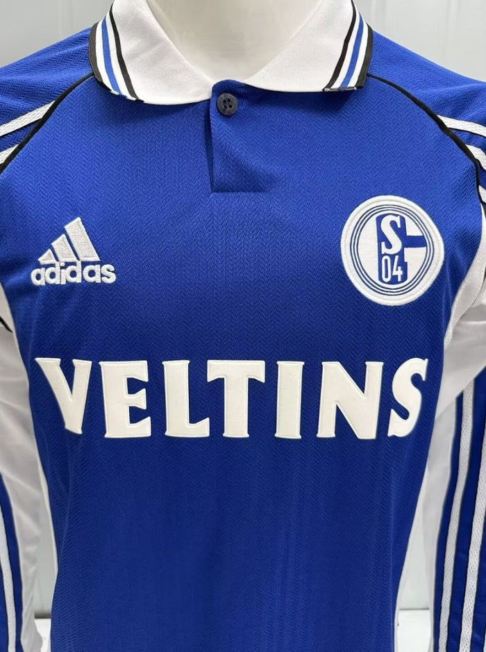 Jersey Schalke 04 1998/00 Home Retro Longsleeve