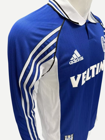 Jersey Schalke 04 1998/00 Home Retro Longsleeve