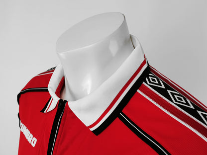 Jersey Manchester United 1998/99 Home Retro Longsleeve