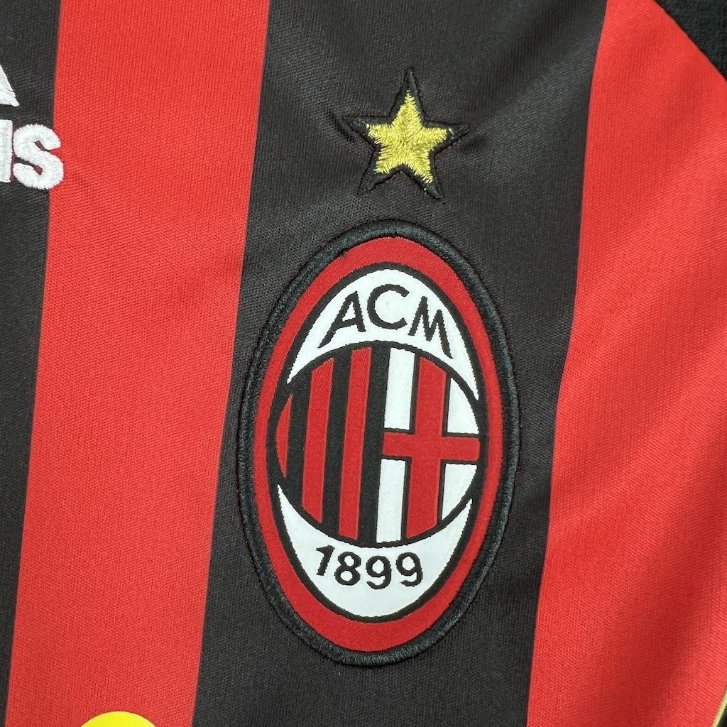Jersey AC Milan 2006/07 Home Retro Longsleeve