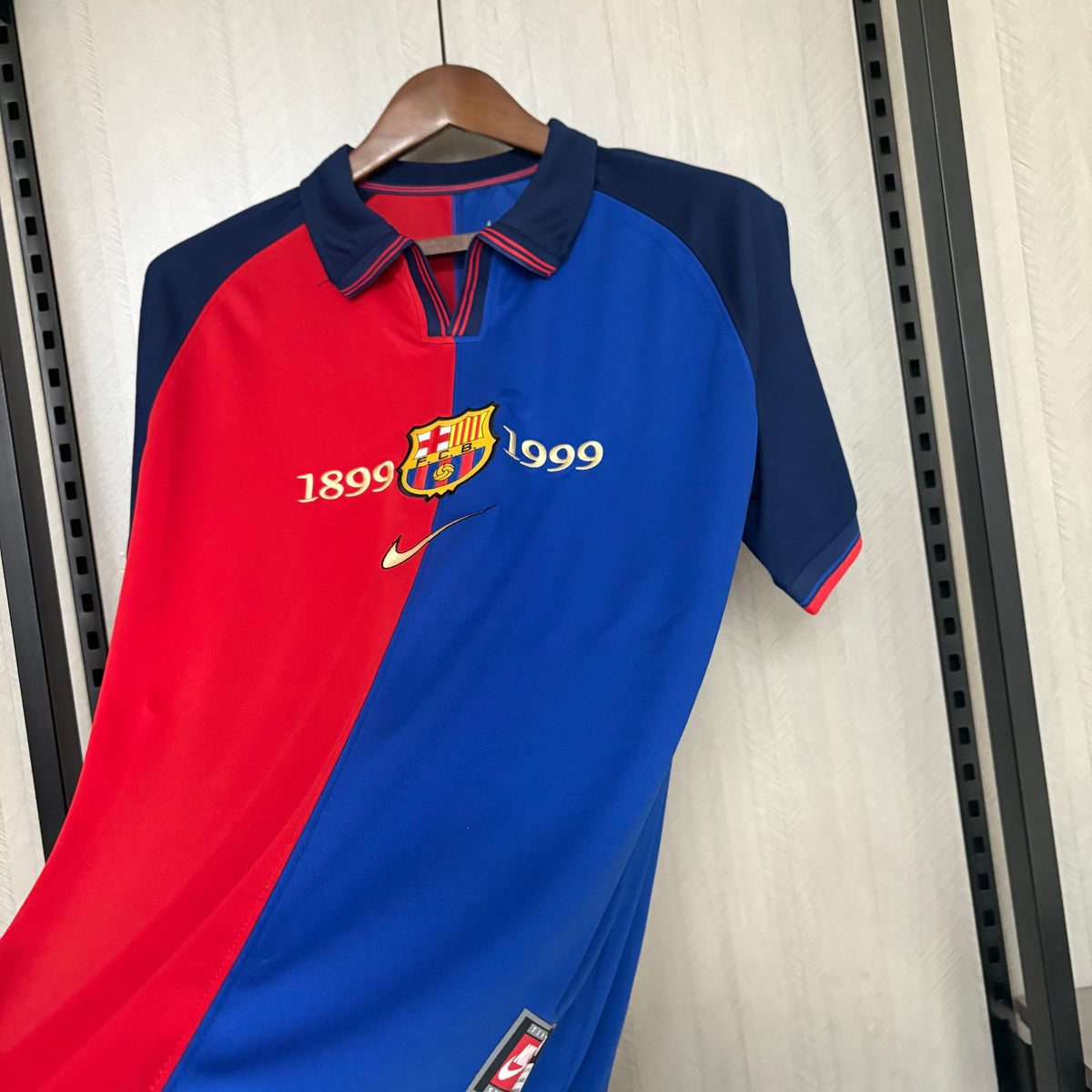FC Barcelona 1999/00 hjemmebanetrøje retro jubilæumsmodel