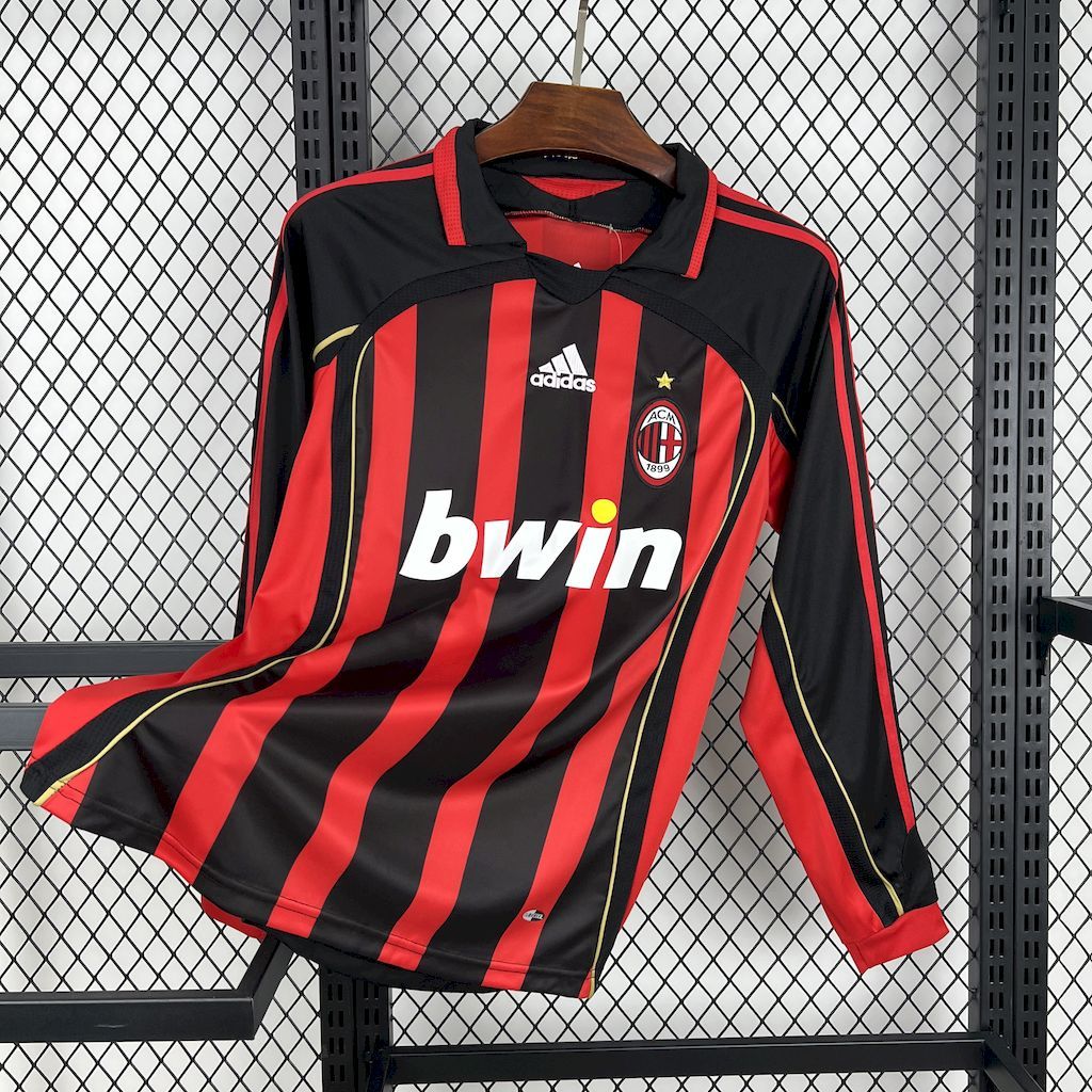 Jersey AC Milan 2006/07 Home Retro Longsleeve