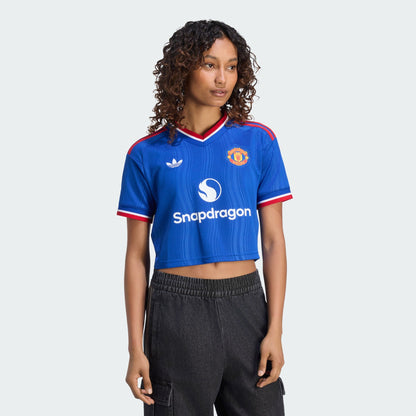 Crop top domicile Manchester United 2026/27 pour femme version supporter