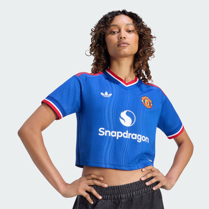 Crop top domicile Manchester United 2026/27 pour femme version supporter