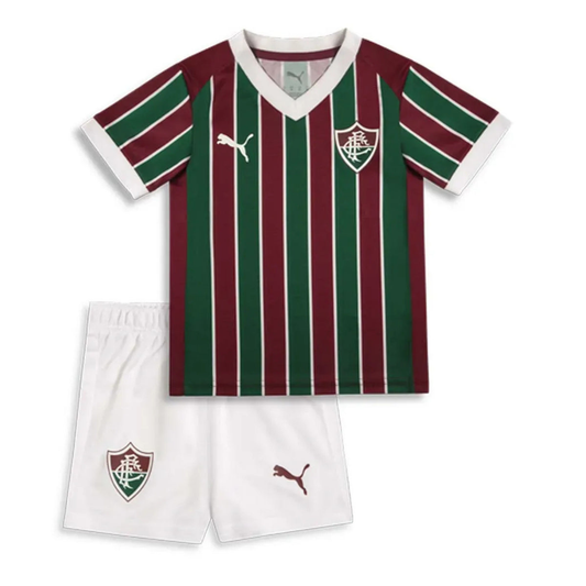 Børnesæt Fluminense 2026/27 Hjemmebanetrøje (Fan)