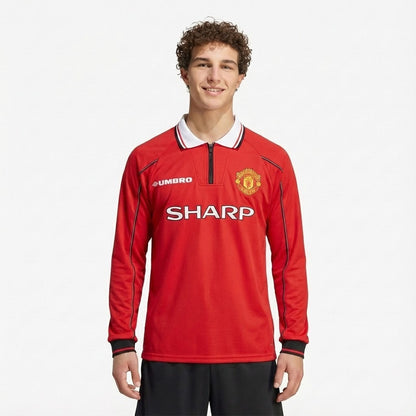 Jersey Manchester United 1998/99 Home Retro Longsleeve