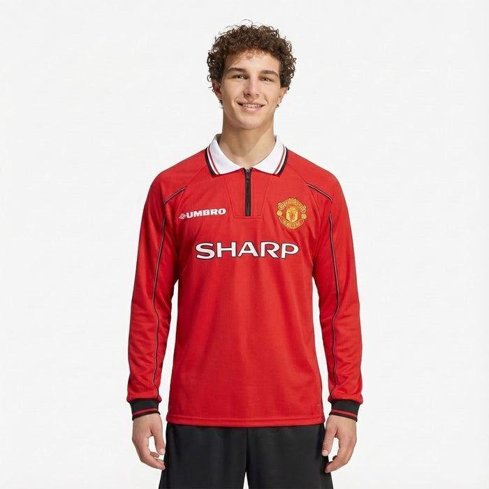 Jersey Manchester United 1998/99 Home Retro Longsleeve