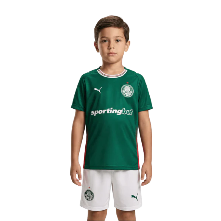 Børne-spillesæt Palmeiras 2026/27 Hjemmebane Fan