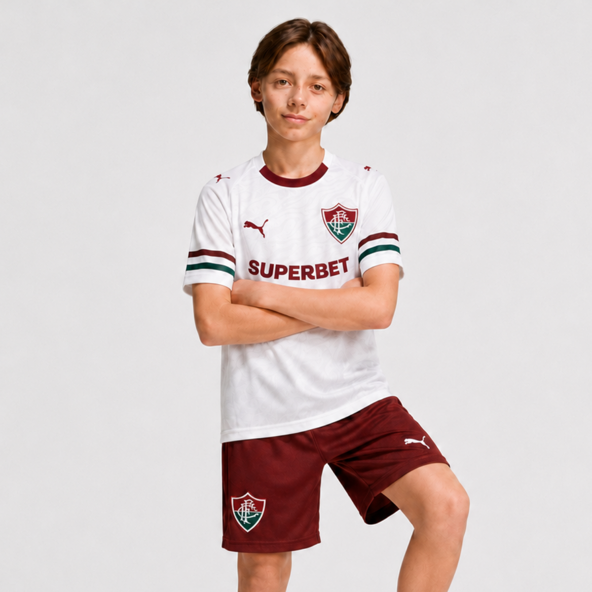 Kinder-Set Fluminense 2026/27 Heimtrikot Fan