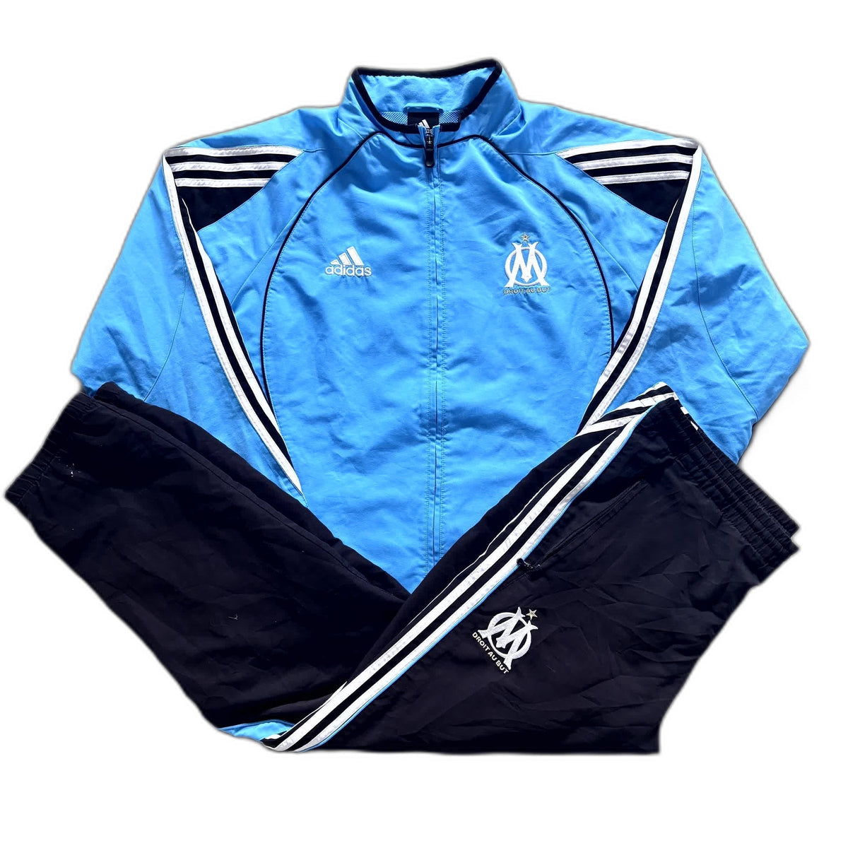 Trainingsanzug Marseille 2009/10 Retro Adidas