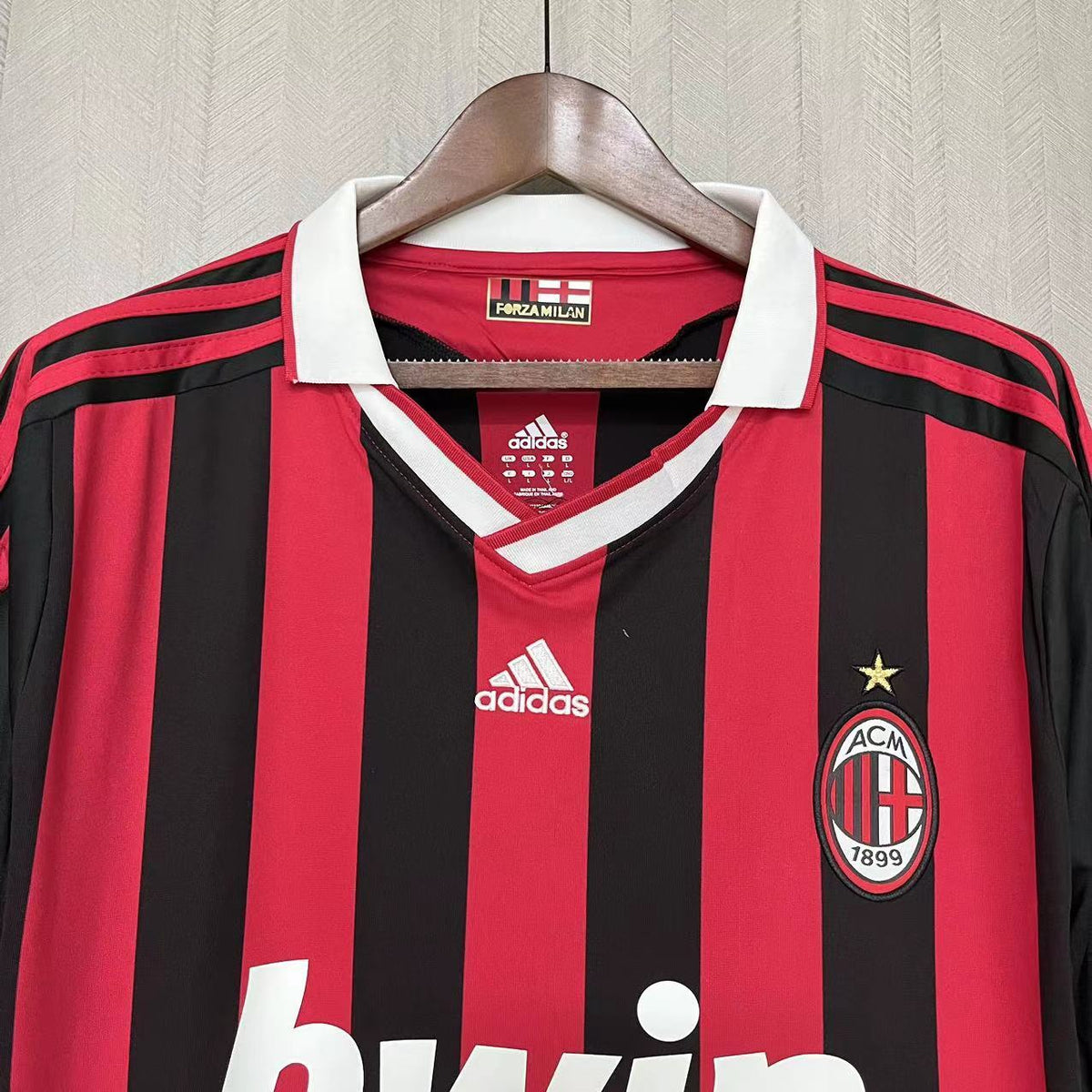 Jersey AC Milan 2009/10 Home Retro Longsleeve