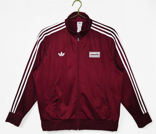 Adidas x Oasis Jacke Rot