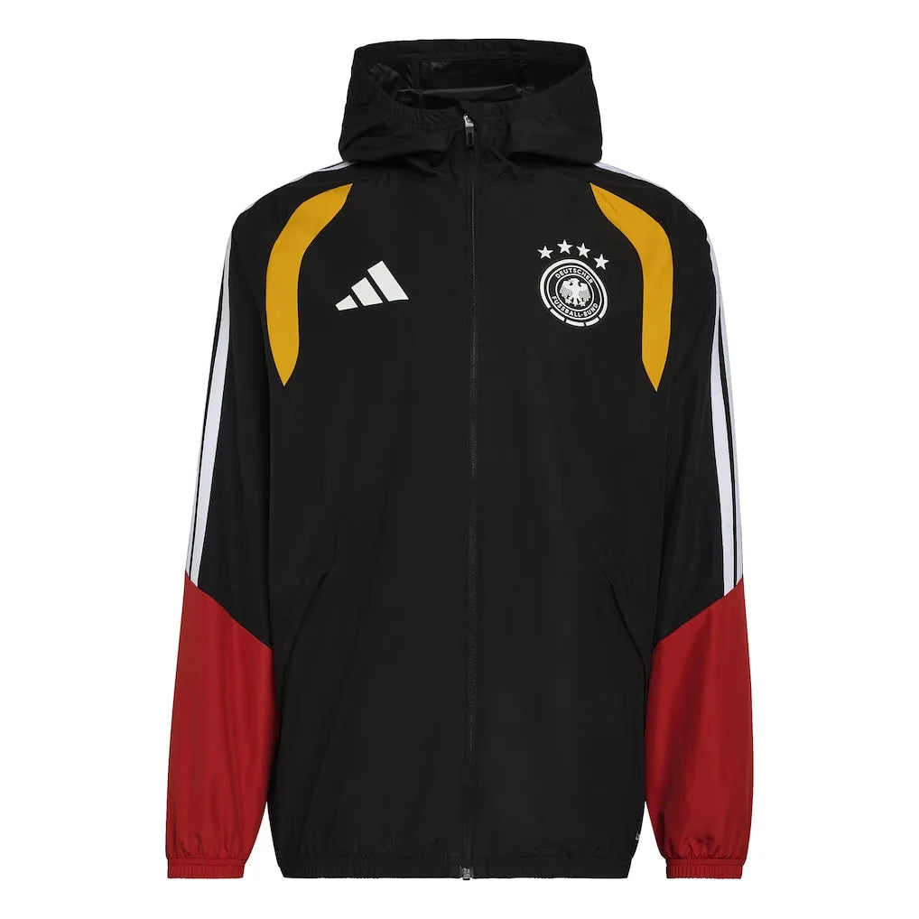 Deutschland Allwetterjacke Schwarz Weltmeisterschaft