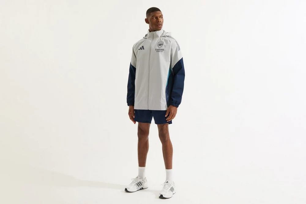Arsenal Allwetterjacke 2025/26 Grau