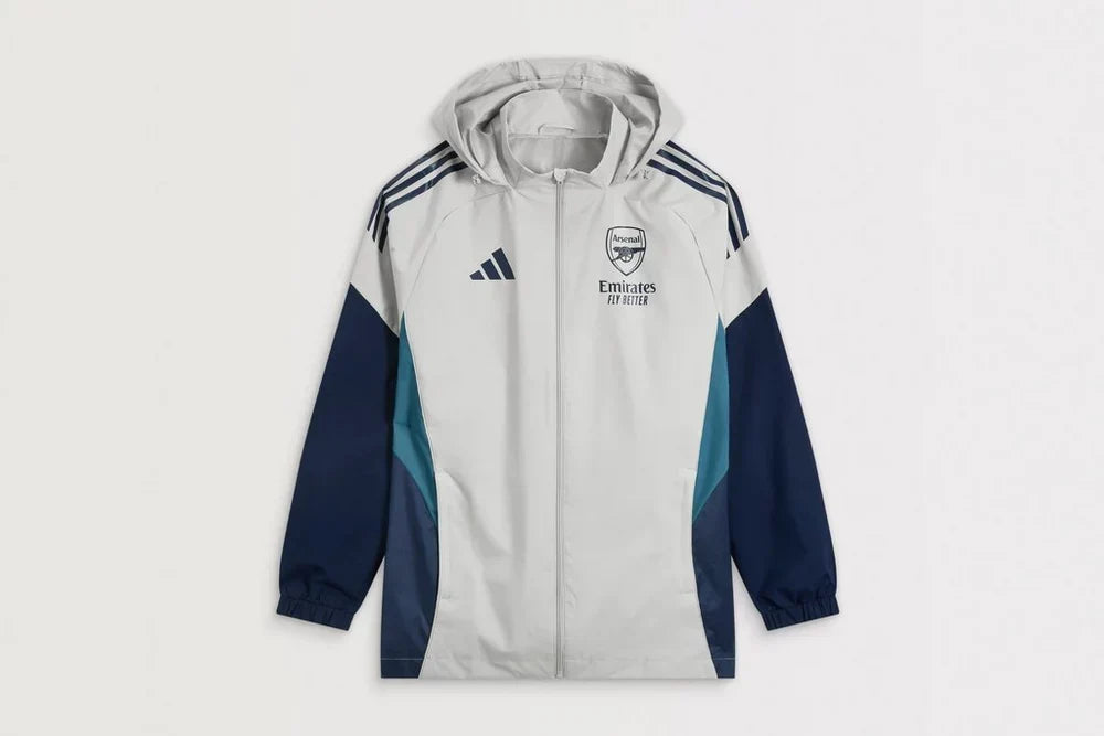 Arsenal Allwetterjacke 2025/26 Grau