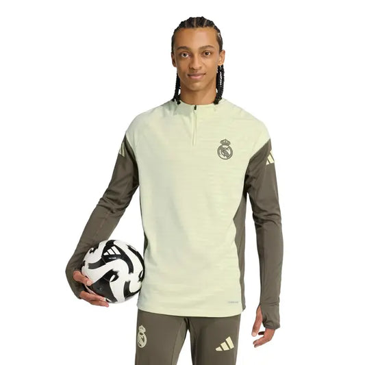 Real Madrid 2025/26 Pro træningstop - Limegrøn