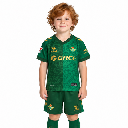 Børnesæt Real Betis 2026/27 Hjemmebanetrøje Fan