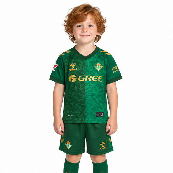 Børnesæt Real Betis 2026/27 Hjemmebanetrøje Fan