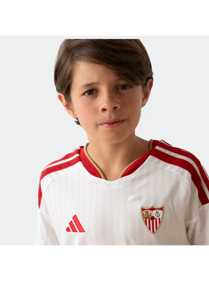 Sevilla FC Hjemmebanesæt til Børn 2026/27 (Fanudgave)