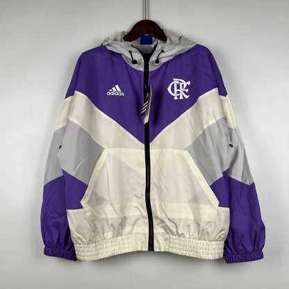 Windbreaker Flamengo lilla hvid